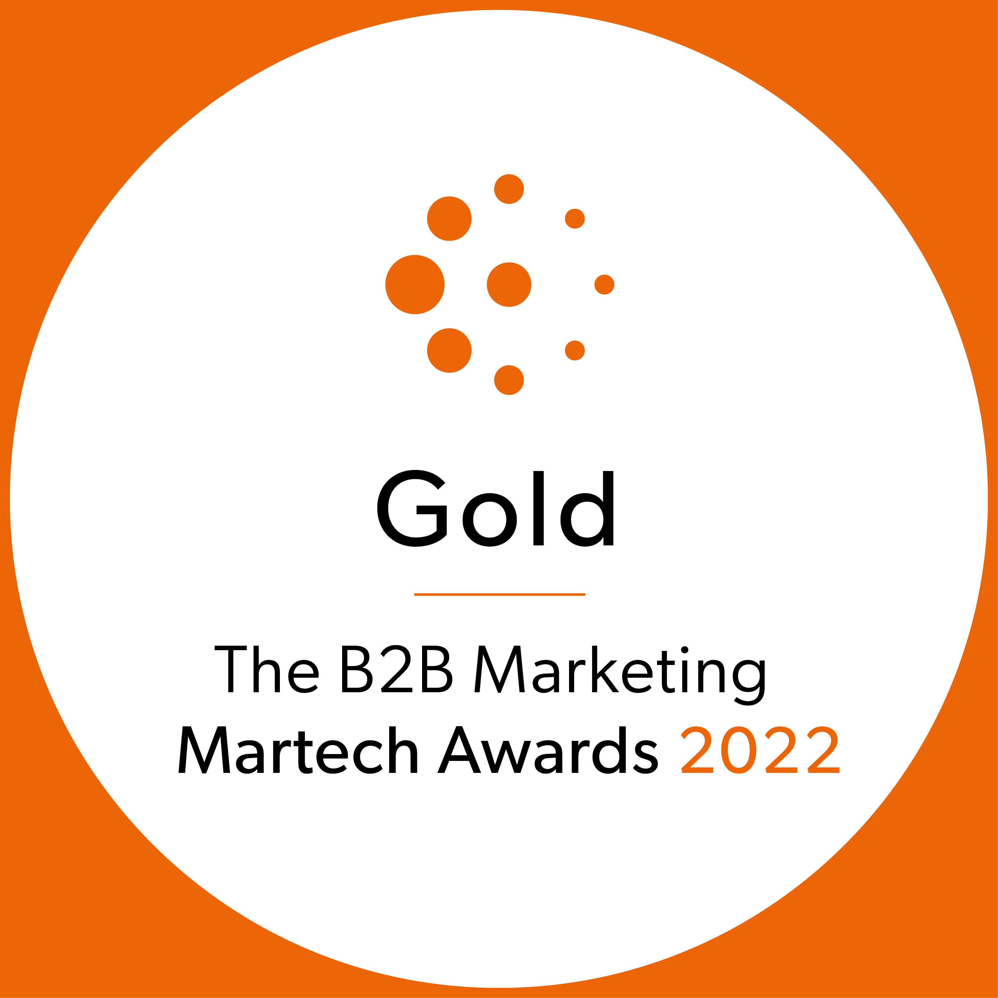 The B2B Marketing MarTech Gold Awards 2022