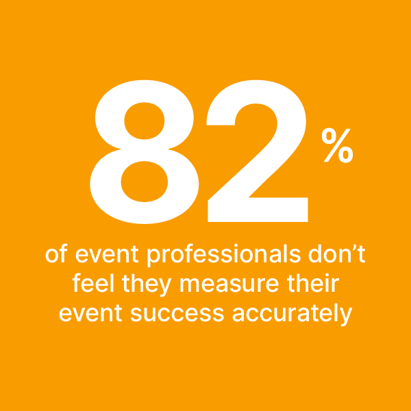 82% event pros want to accurately measure event success